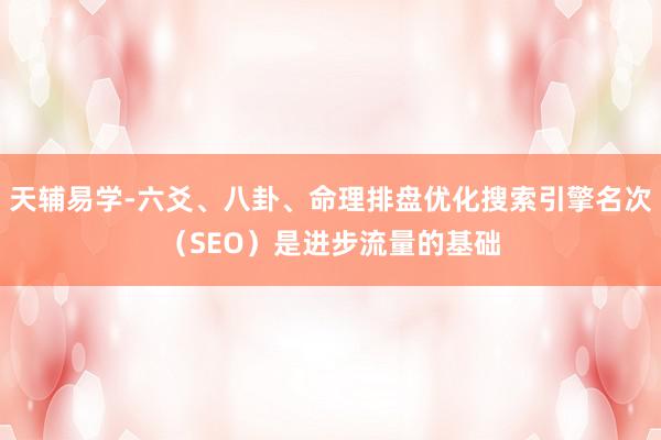天辅易学-六爻、八卦、命理排盘优化搜索引擎名次（SEO）是进步流量的基础