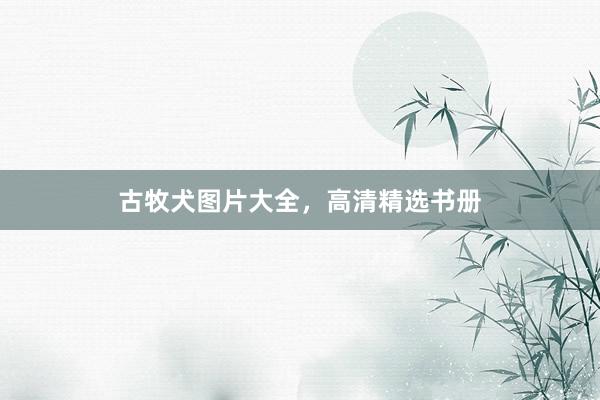 古牧犬图片大全，高清精选书册